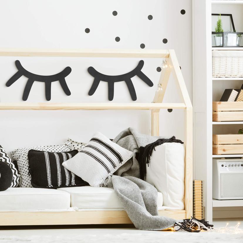 Décoration en bois MDF - Cils