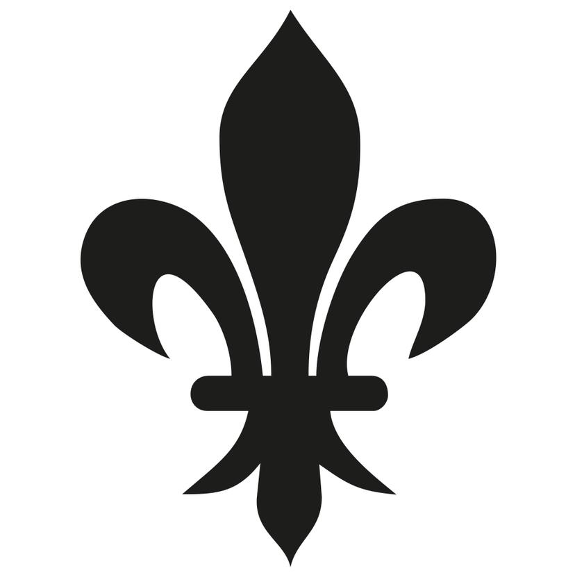Sticker mural - Fleur de Lys 1