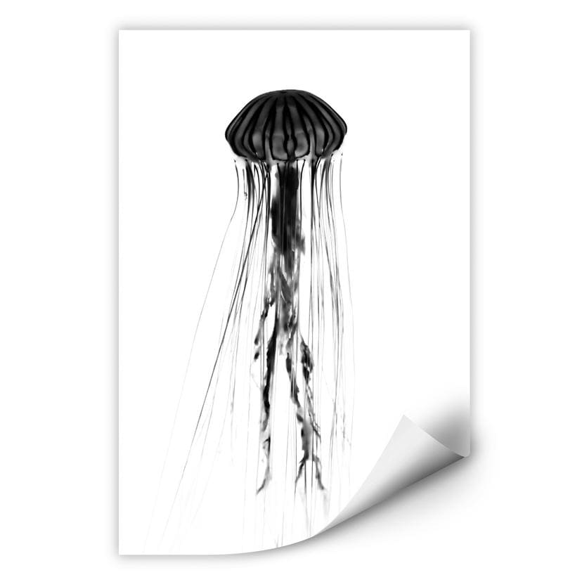 Muurprints Zwarte Kwal