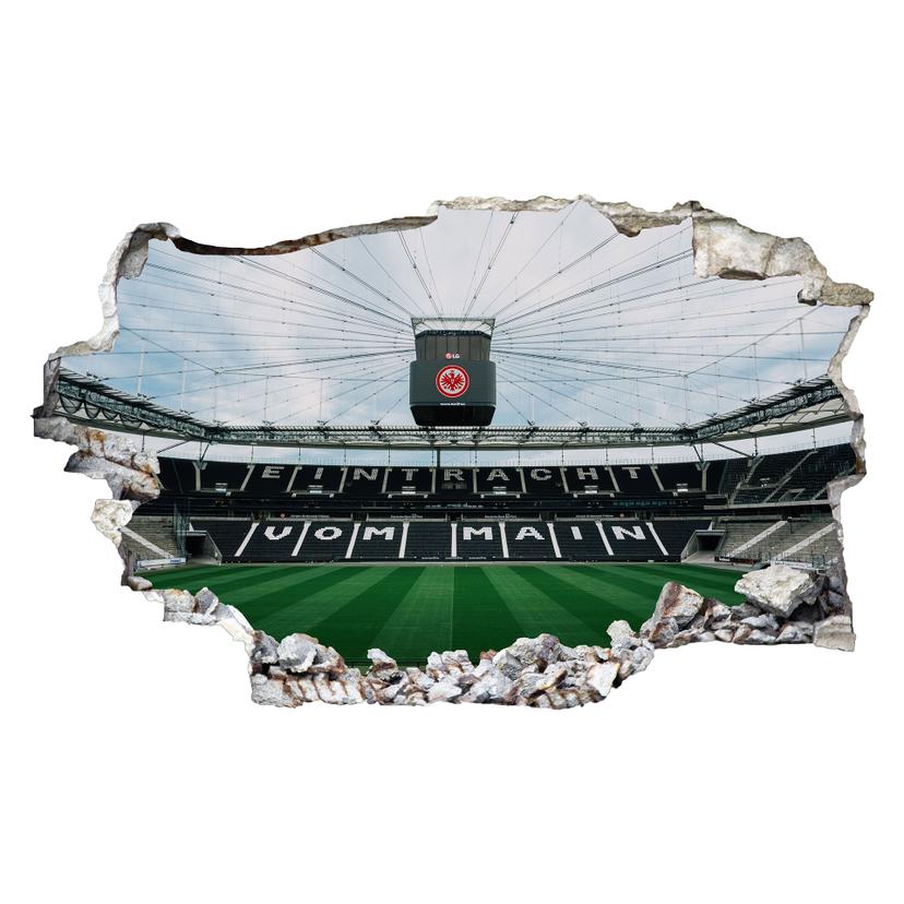 3D Wandtattoo Eintracht Frankfurt Stadion Tribüne