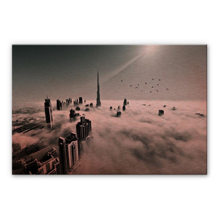 Alu-dibond Koper - Naufal - City in the clouds