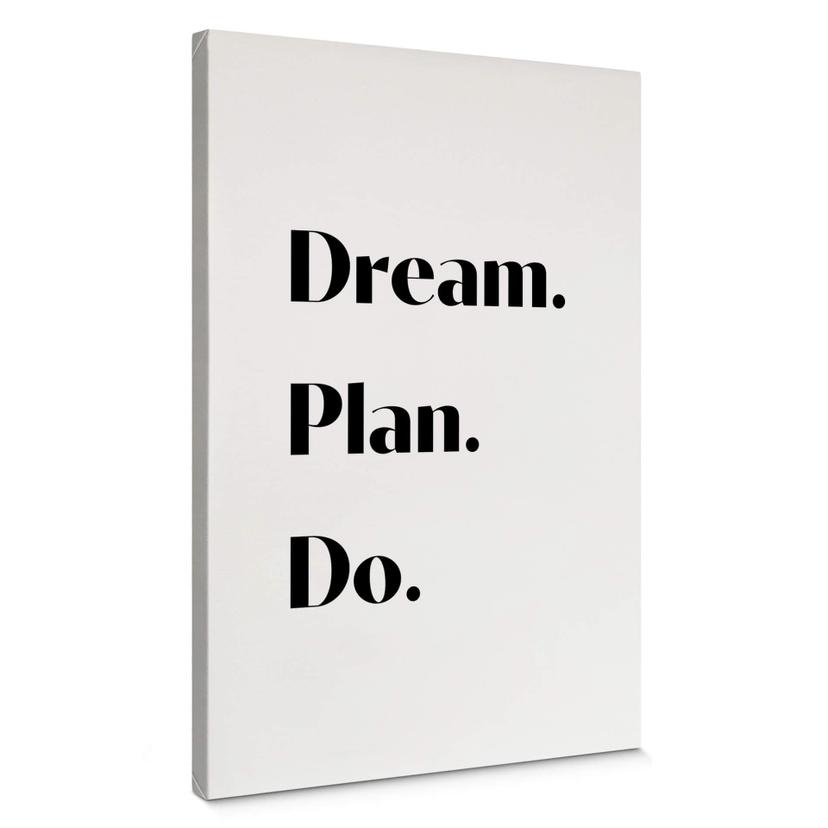 Lienzo 1X Studio - Dream Plan Do