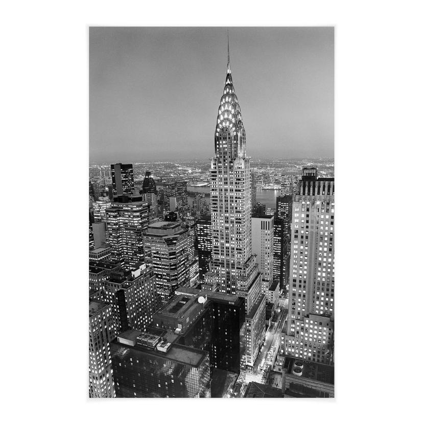 Giant Art® XXL-Chrylser Building - 115x175 cm