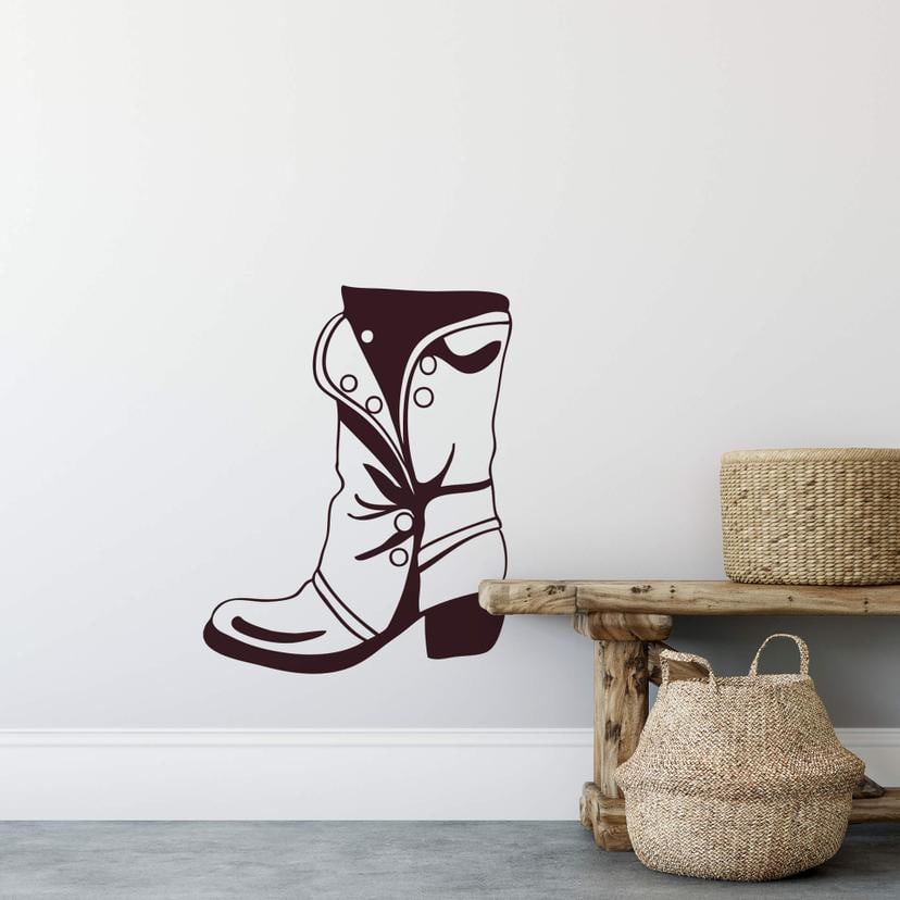 Sticker mural - Bottes en cuir