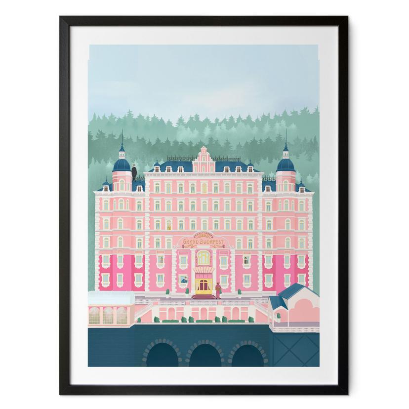 Plakat Grand Budapest Hotel - Lizde