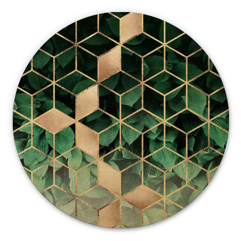 Fredriksson Billede af træ - Natur møder geometri - Rund