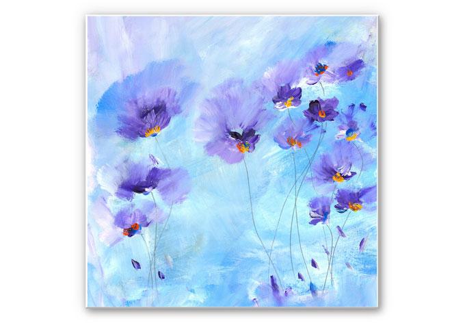 Wandbild Niksic - Rhapsody Blue - quadratisch