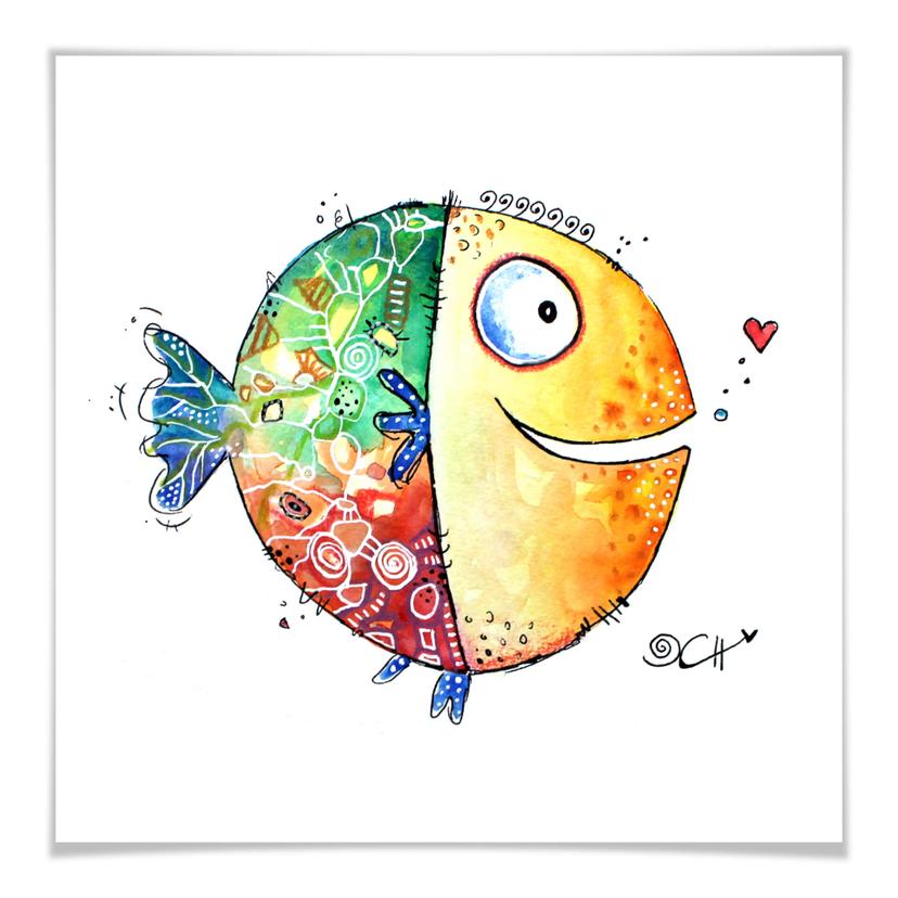 Póster Hagenmeyer - El pez feliz