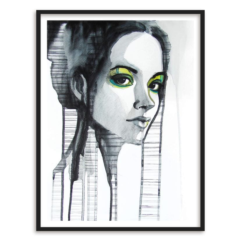 Poster Fard à paupières vert