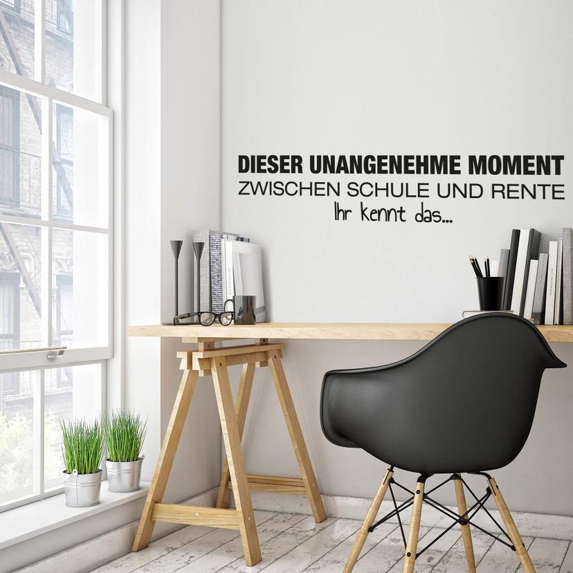 Wandtattoo Dieser unangenehme Moment