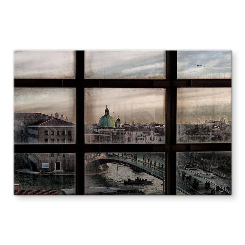 Pannello paraschizzi Marini - Finestra su Venezia