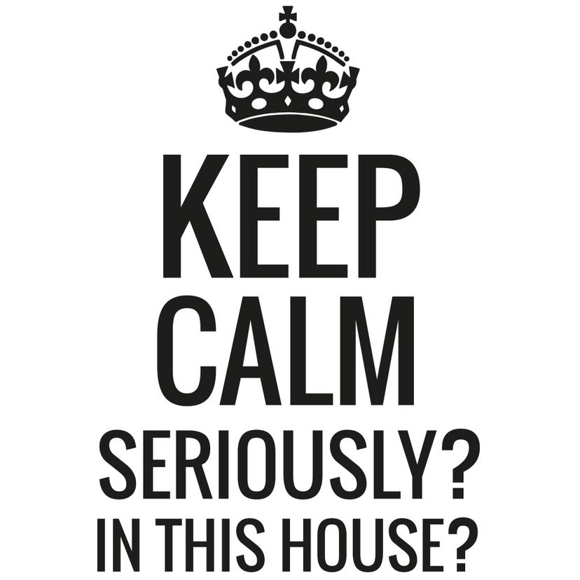 Adesivo - Keep calm ...