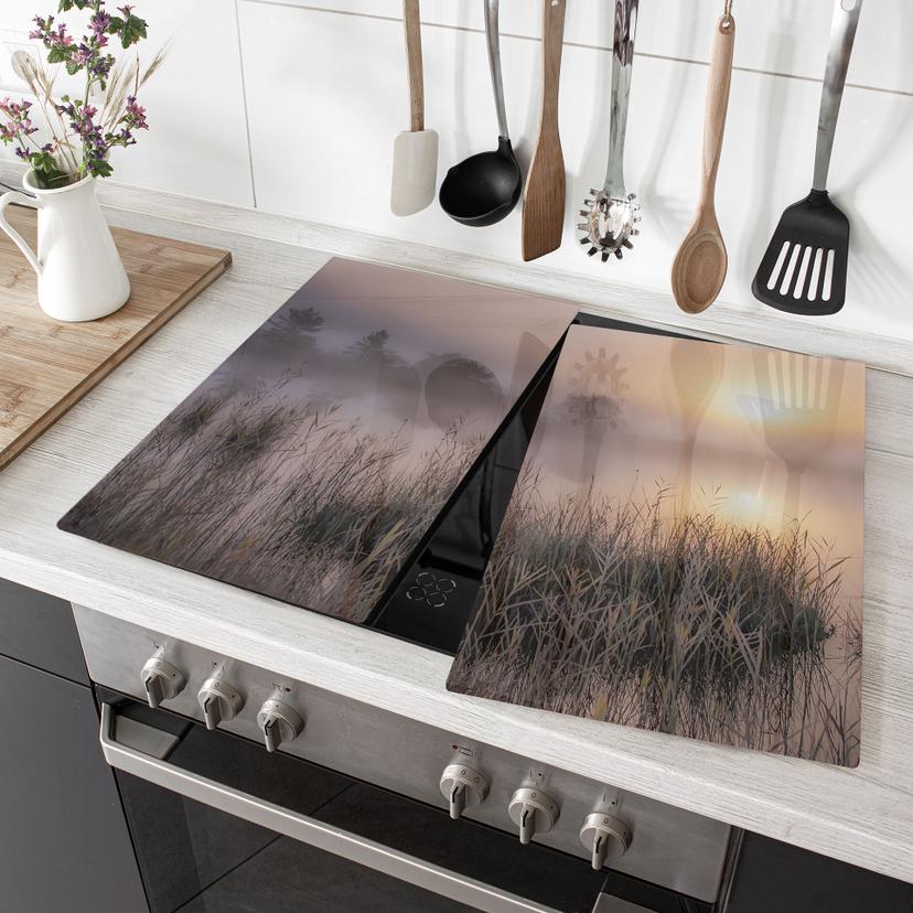 Plaque de recouvrement pour cuisinière Jour d'automne brumeux - Eisenmann