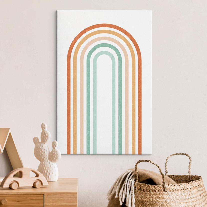 Stampa su tela Boho Rainbow