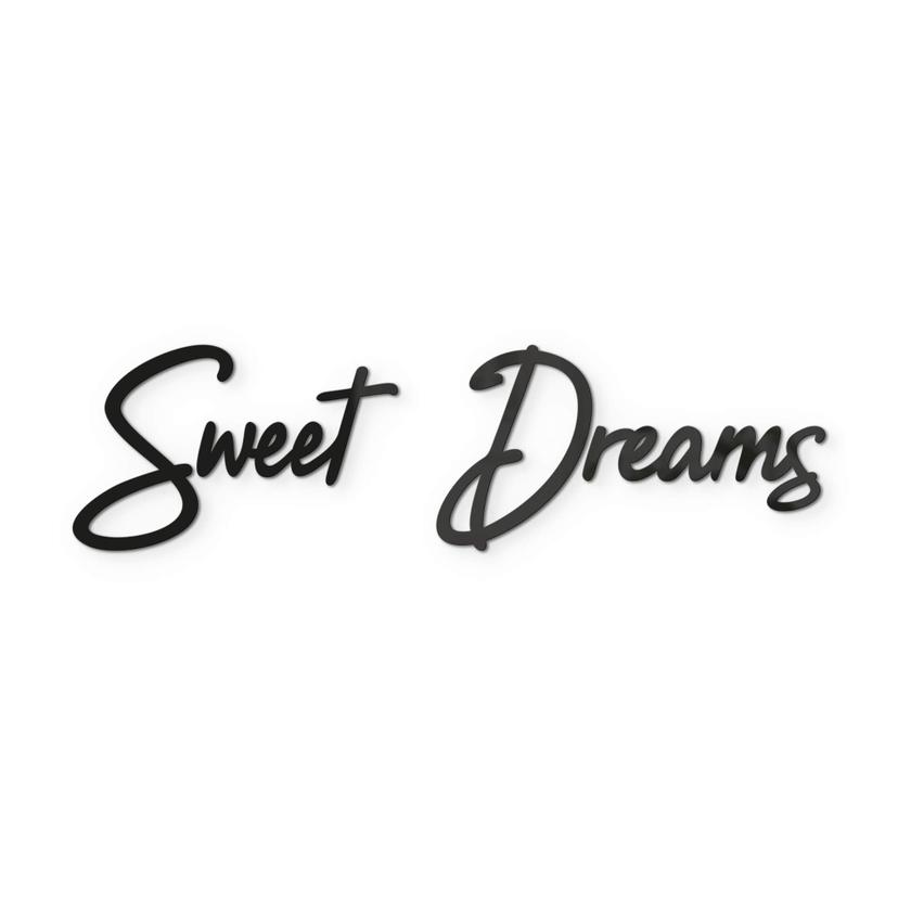 Akryldekoration 3D-bokstäver Sweet Dreams