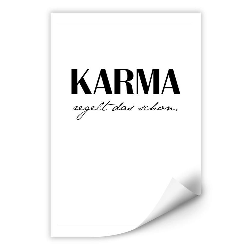 Wallprint Karma regelt das schon