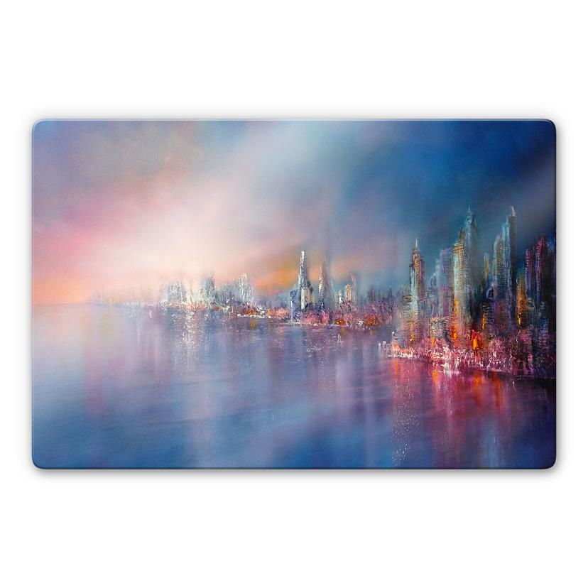 Glasschilderij Schmucker - Arrival