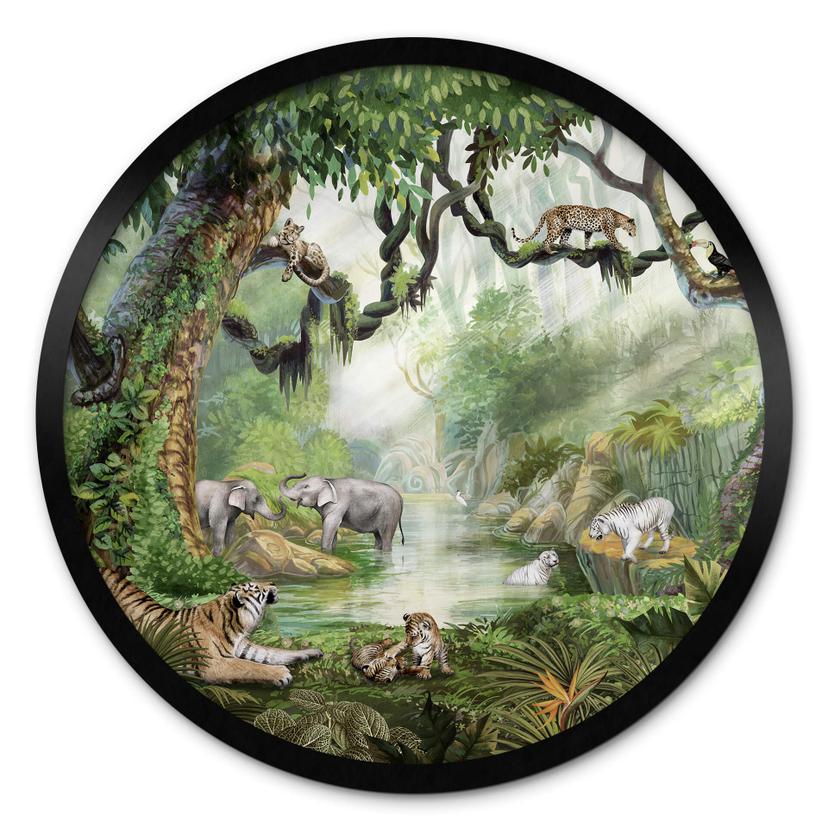 Póster Kikki Belle - Jungle Cats - Redondo