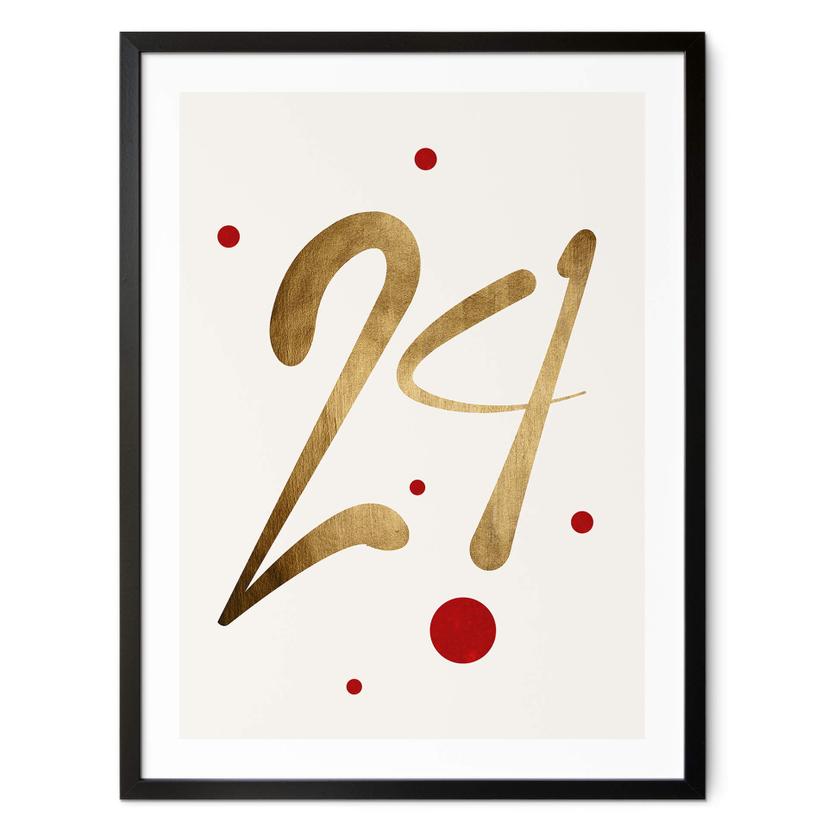 Póster Kubistika - 24 días de gloria