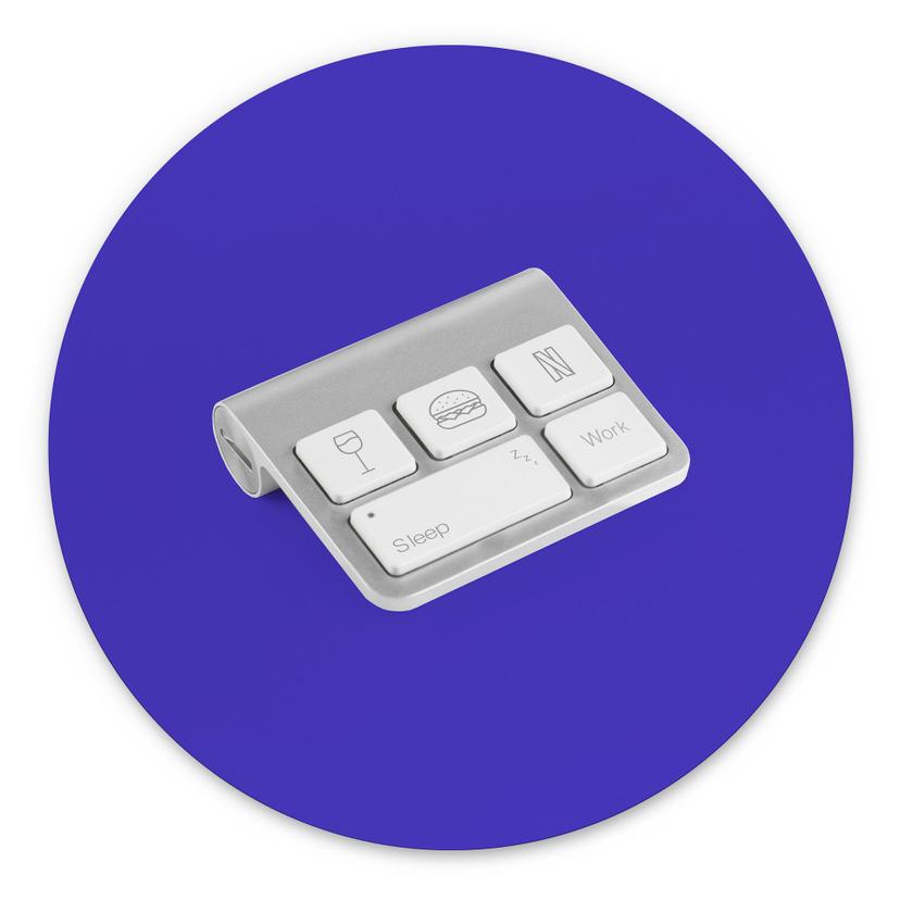 Dibond vægdekoration Livets tastatur - Pozdniakov – print på aluminium (Alu-Dibond)