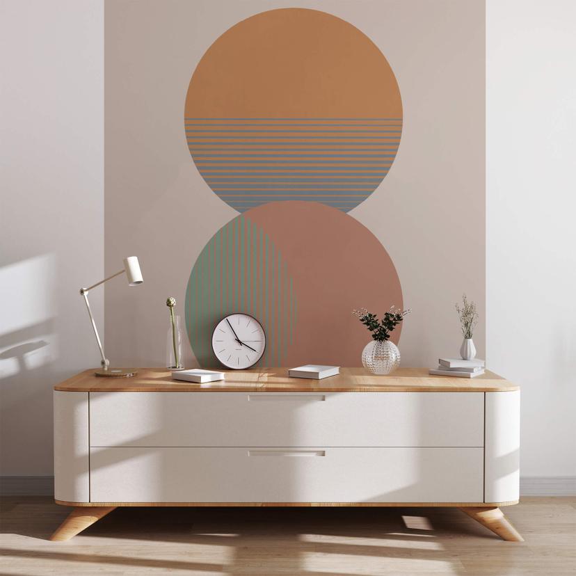 Papier peint photo Orara Studio -Soleil et lune