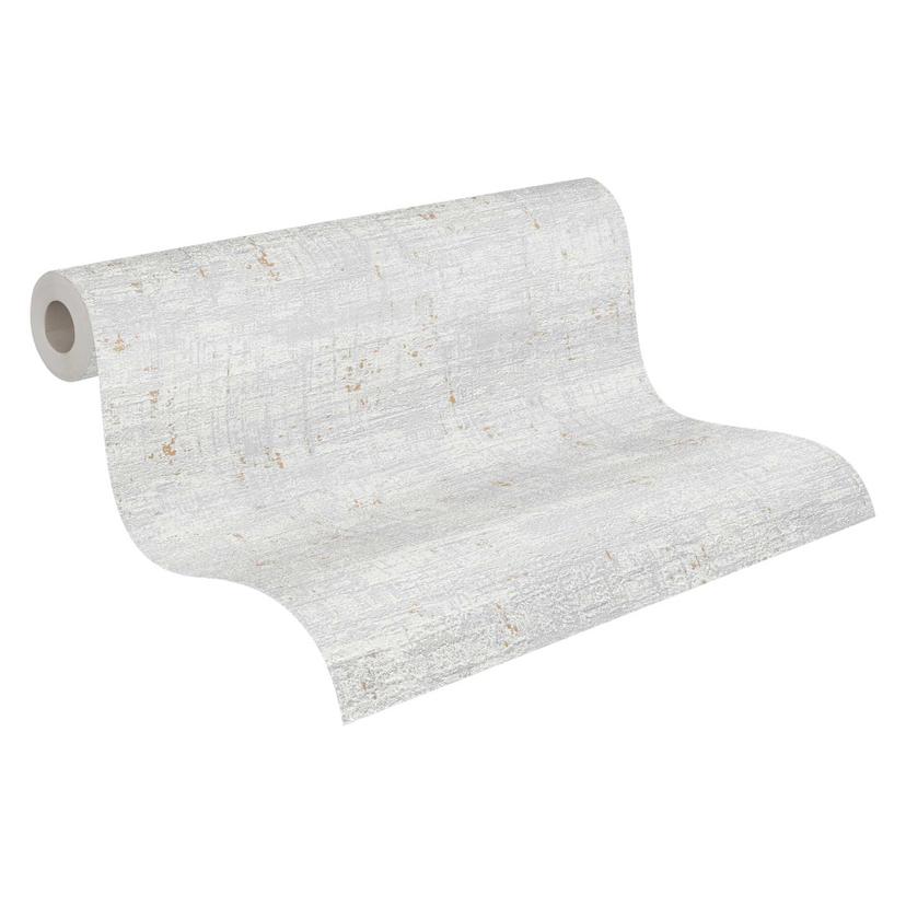 Elegante carta da parati color crema con schizzi d'oro - lussuosa carta da parati astratta in pile t