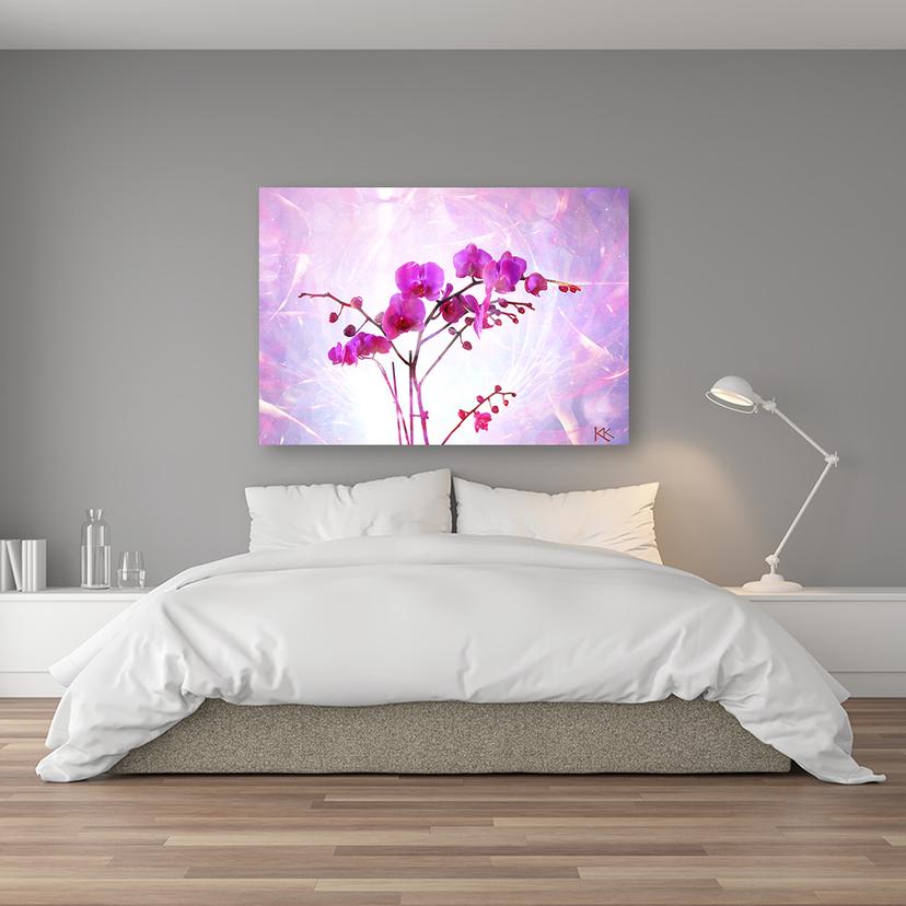 Stampe su tela, Fiori di orchidea Zen Spa