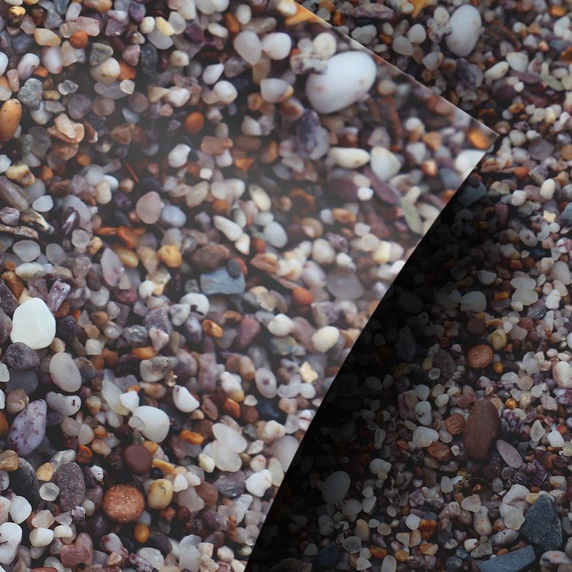 Møbelfolie Farverige småsten på stranden