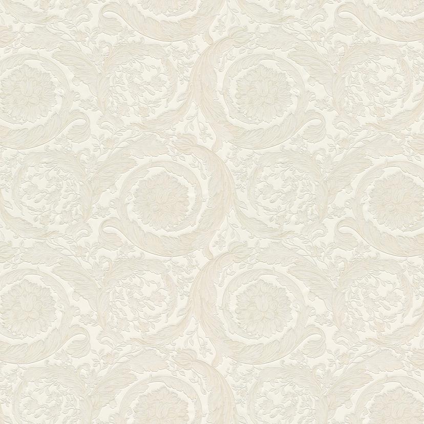 Versace carta da parati Barocco Birds crema