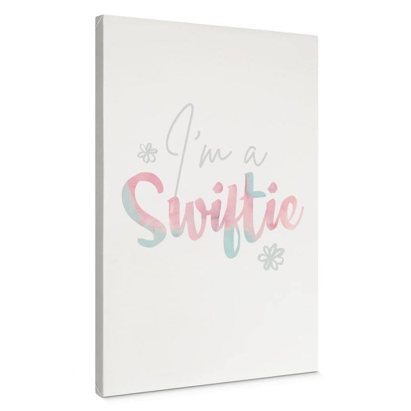 Lærredsprint - I'm a Swiftie - inspireret af Taylor Swift
