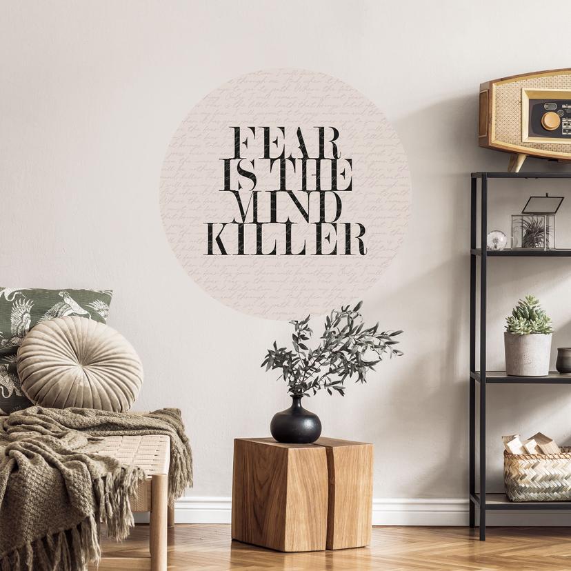 Wall Sticker Filmcitat fra Dune - Fear is the Mind-Killer