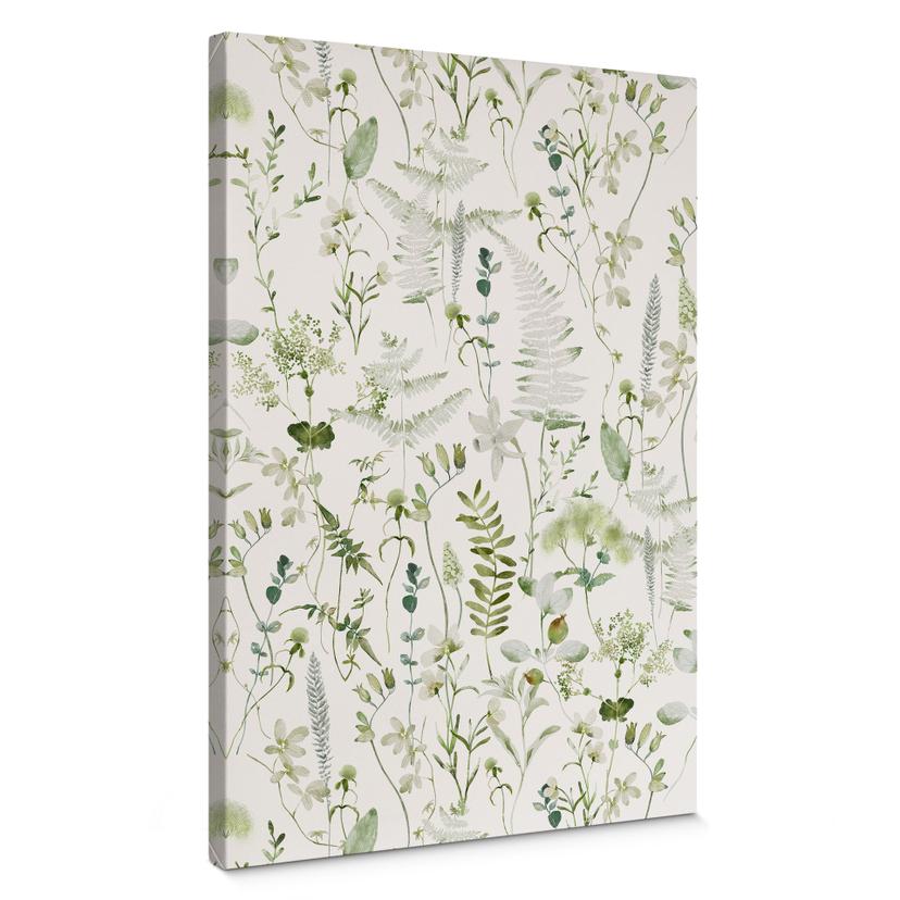 Lærredsprint - Urter og vilde blomster - UN Designs