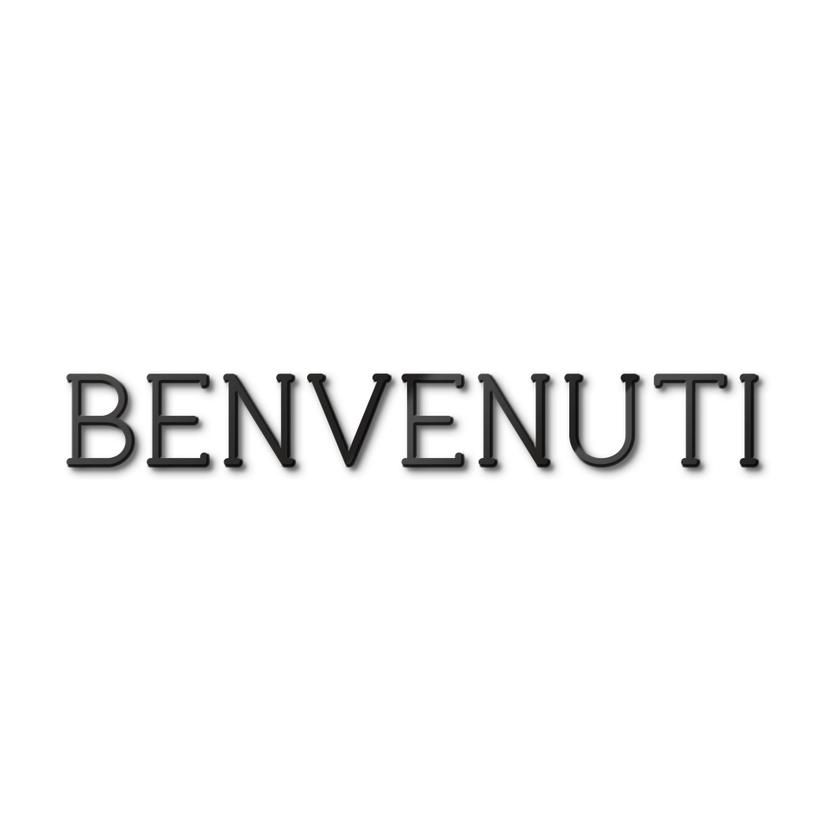 Lettere in acrilico –  Benvenuti