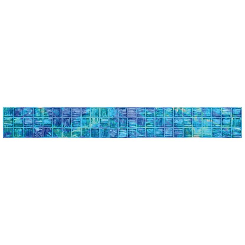 Adesivo murale - bordo decorativo mosaico di vetro