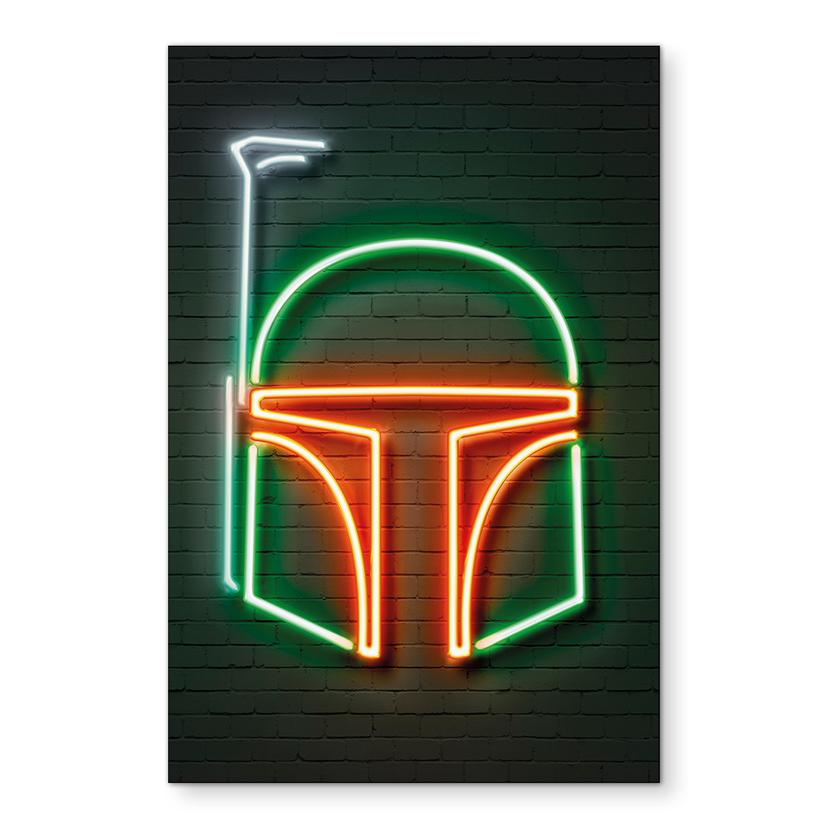 Billede Boba Fett - Mielu – print på aluminium (Alu-Dibond)