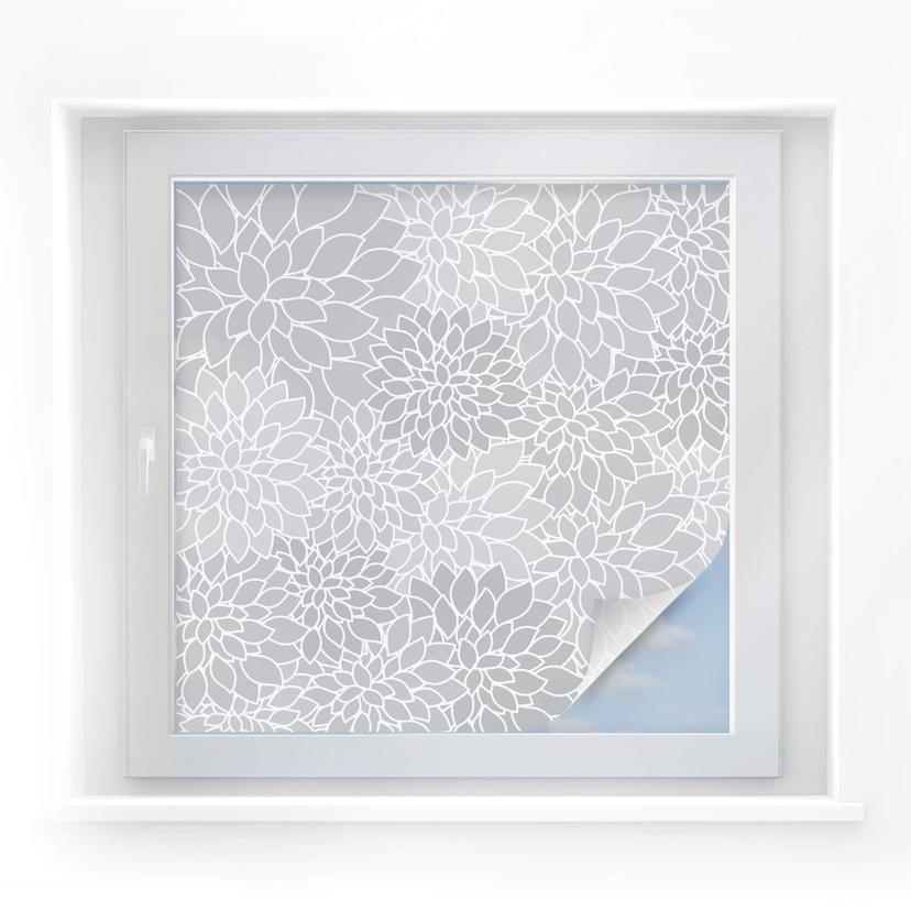 Lámina de privacidad Flor de mosaico