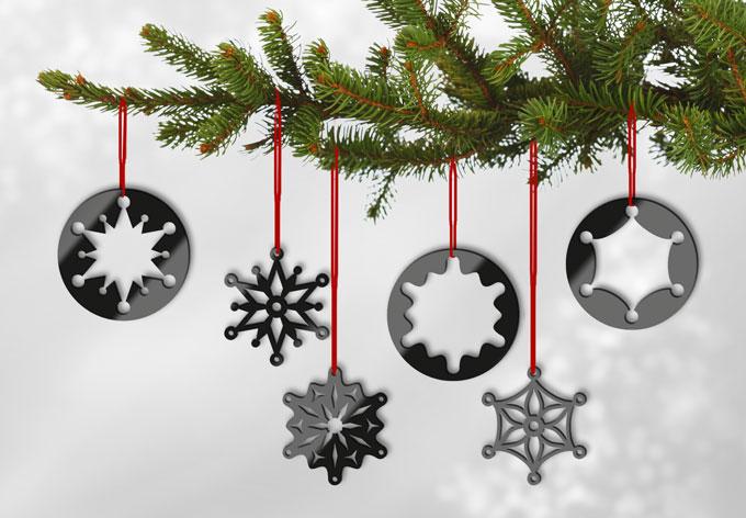 Decoro in acrilico - Stelle (6 pz.)