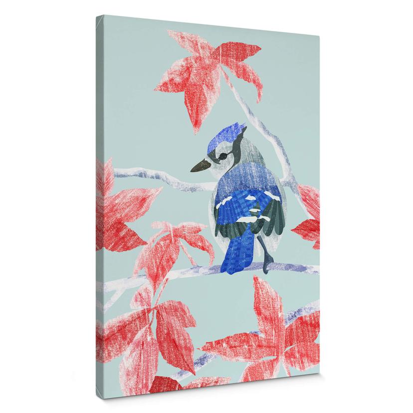 Lienzo Goed Blauw - El martín pescador