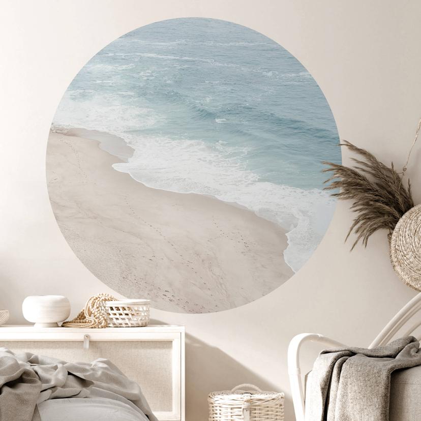Wallsticker Sisi & Seb - Kystudsigt - Rund