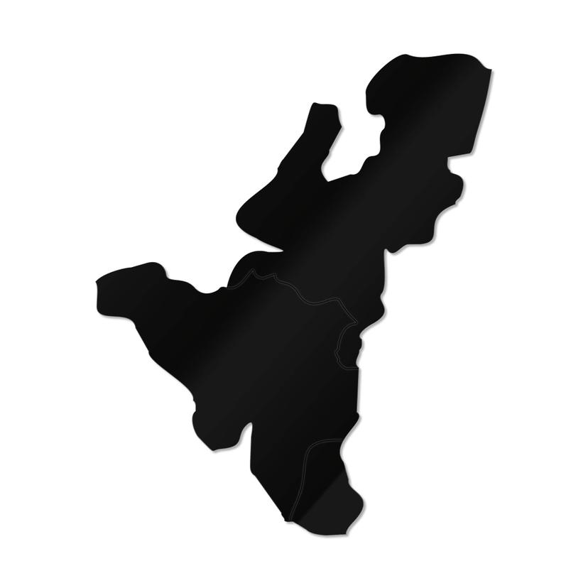 Akryl dekorationskarta Benelux