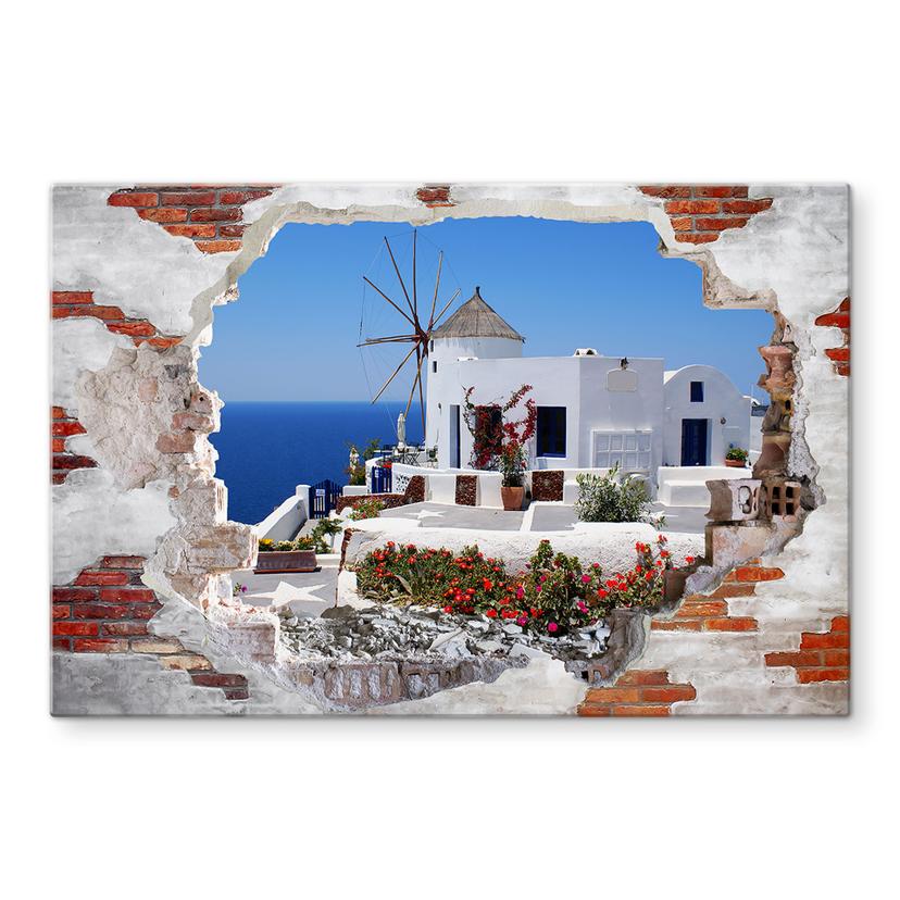 Pannello paraschizzi - effetto 3D - Grecia