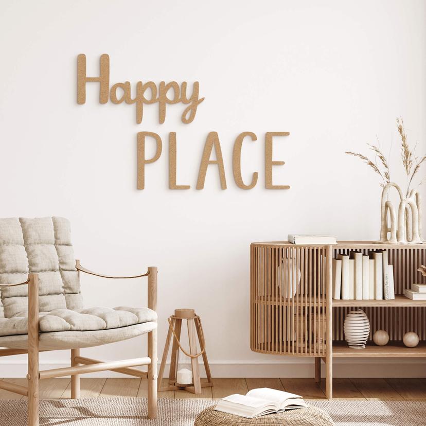 MDF-dekoration Happy Place