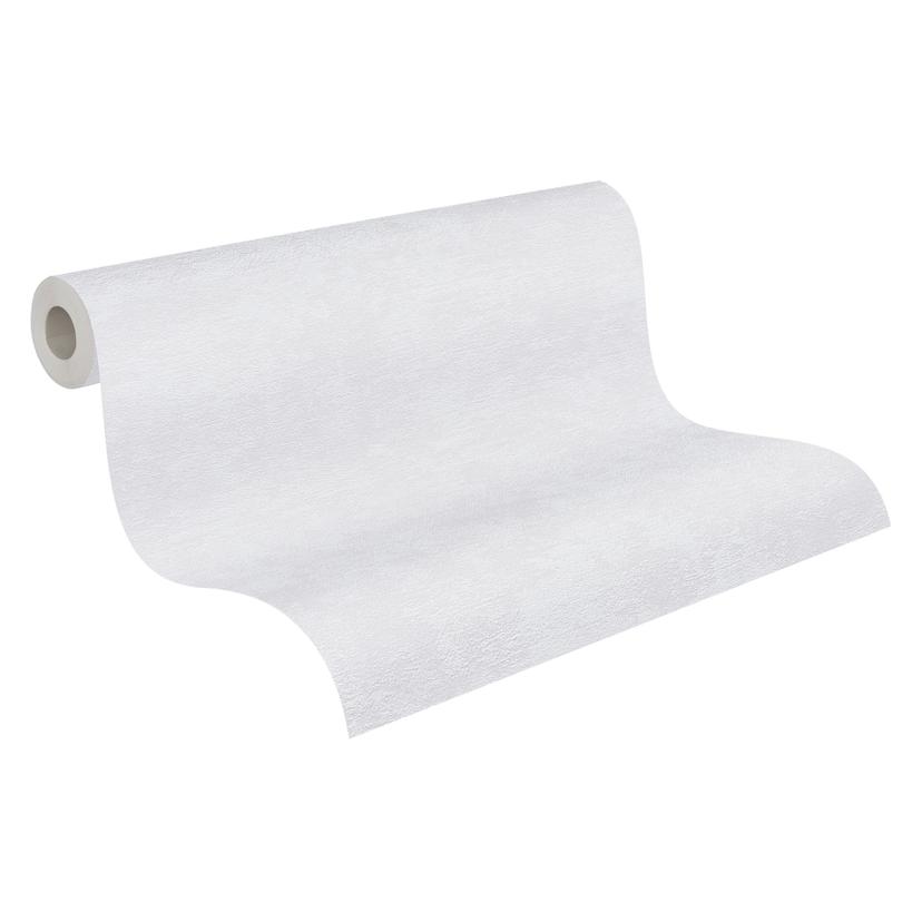 A.S. Création Attractive Papier peint intissé uni - blanc