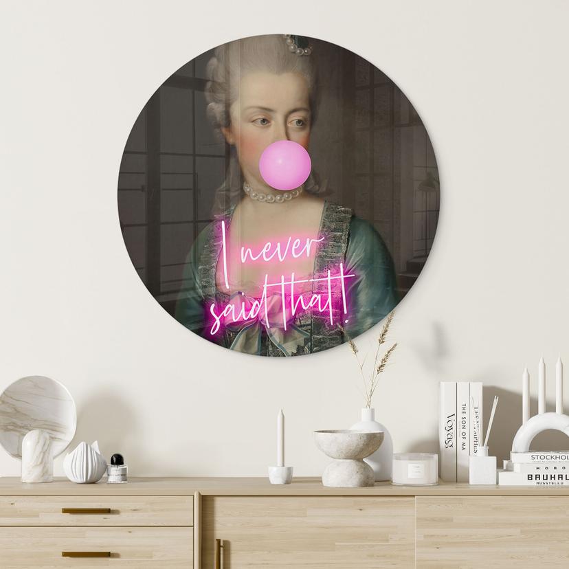 Stampa su vetro Marie Antoinette: I never said that - Grace Digital Art