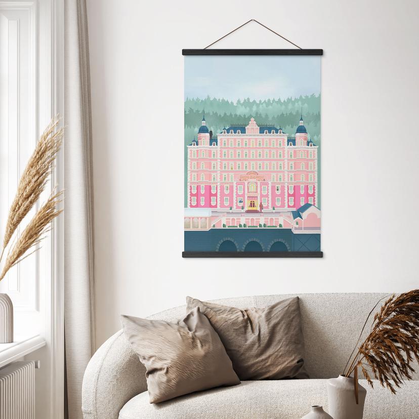 Póster de tela Grand Budapest Hotel - Lizde