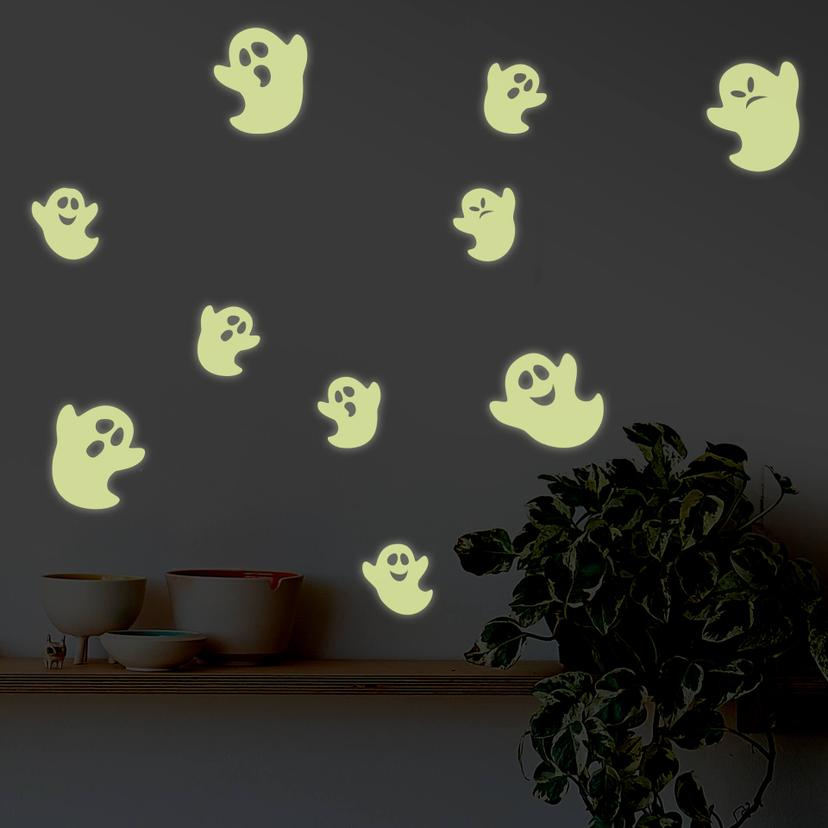 Wallsticker - Spøgende selvlysende klistermærker