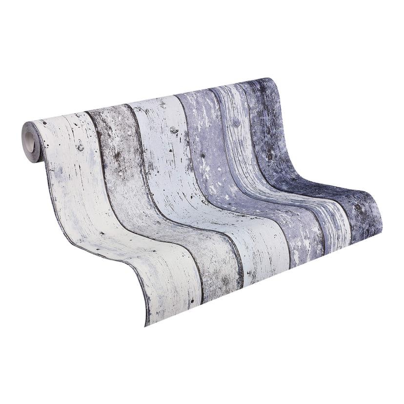 A.S. Création Best of Wood`n Stone 2nd Edition Papier peint effet bois - Bleu