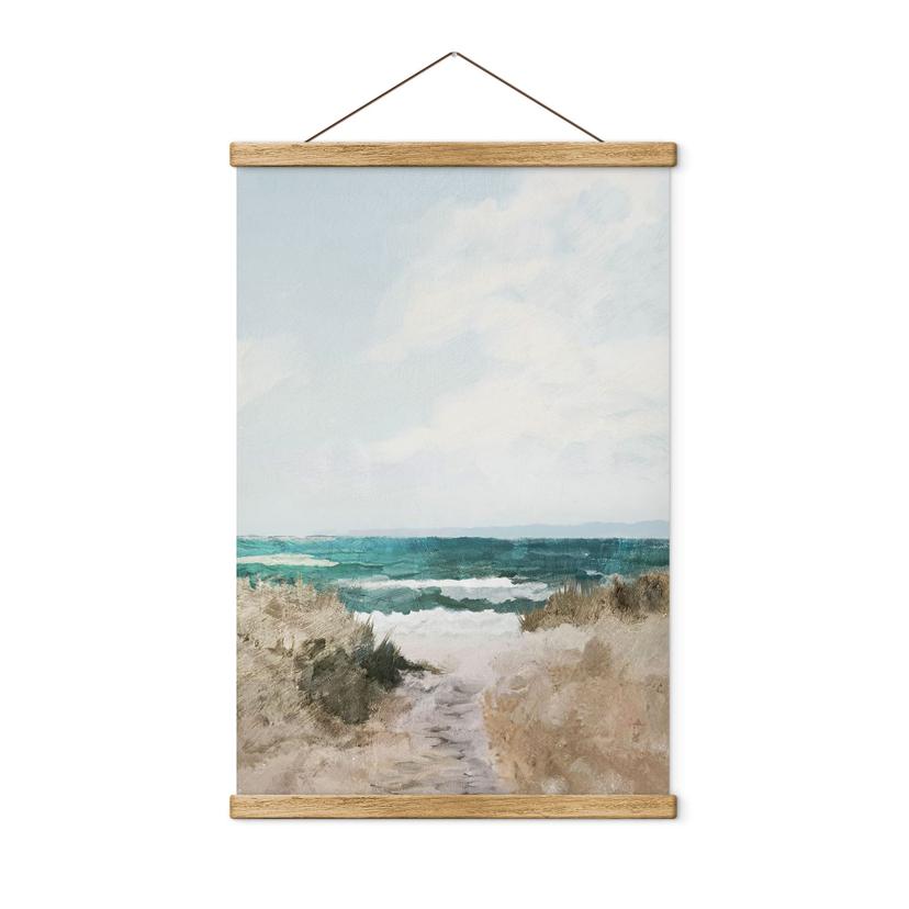 Póster de tela camino de dunas a la playa - Hobday