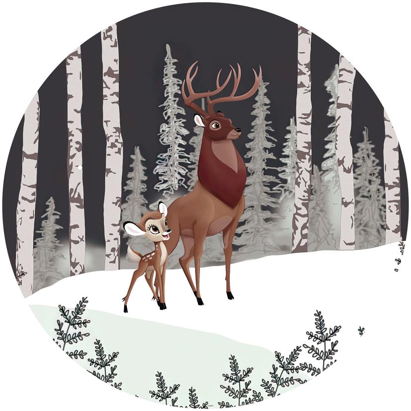 Selvklæbende tapet - Bambi Big Prince - 125 x 125 cm