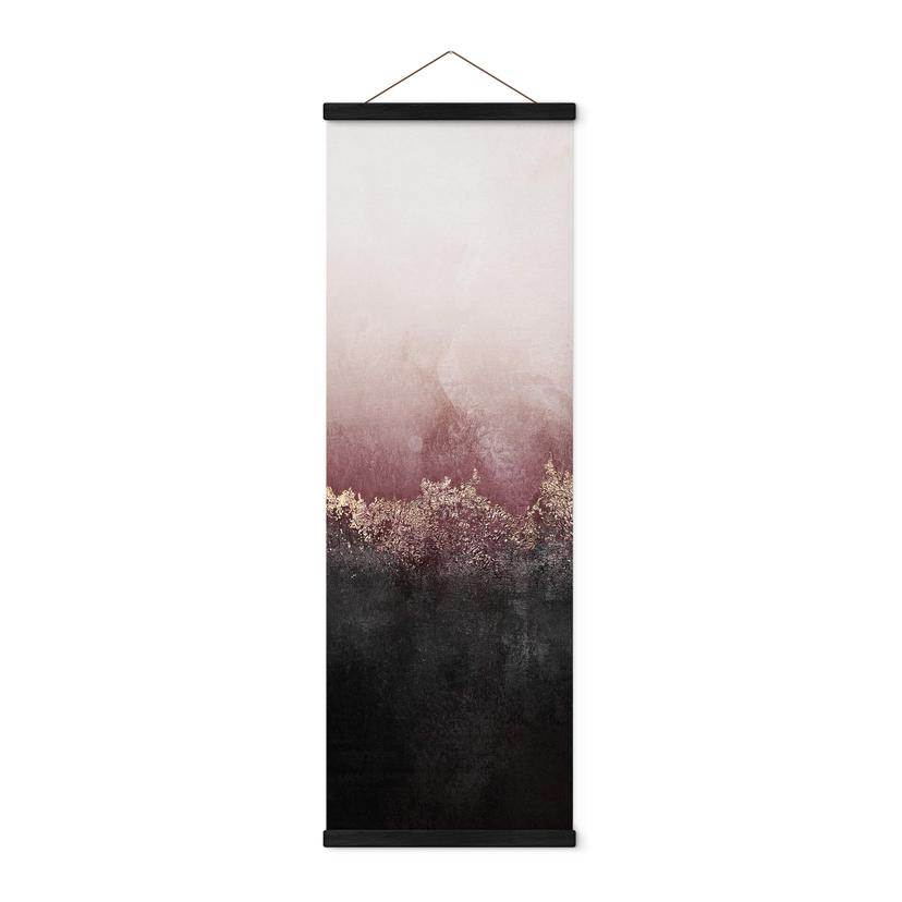 Tekstil plakat Fredriksson - Lyserød himmel - Panorama